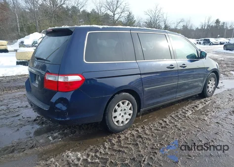 2007 Honda Odyssey Lx из США, поврежденный, VIN 5FNRL38247B134057